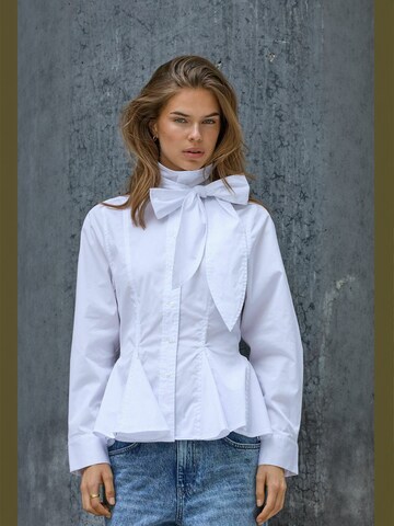 co'couture - Camiseta ' PoppyCC ' en blanco