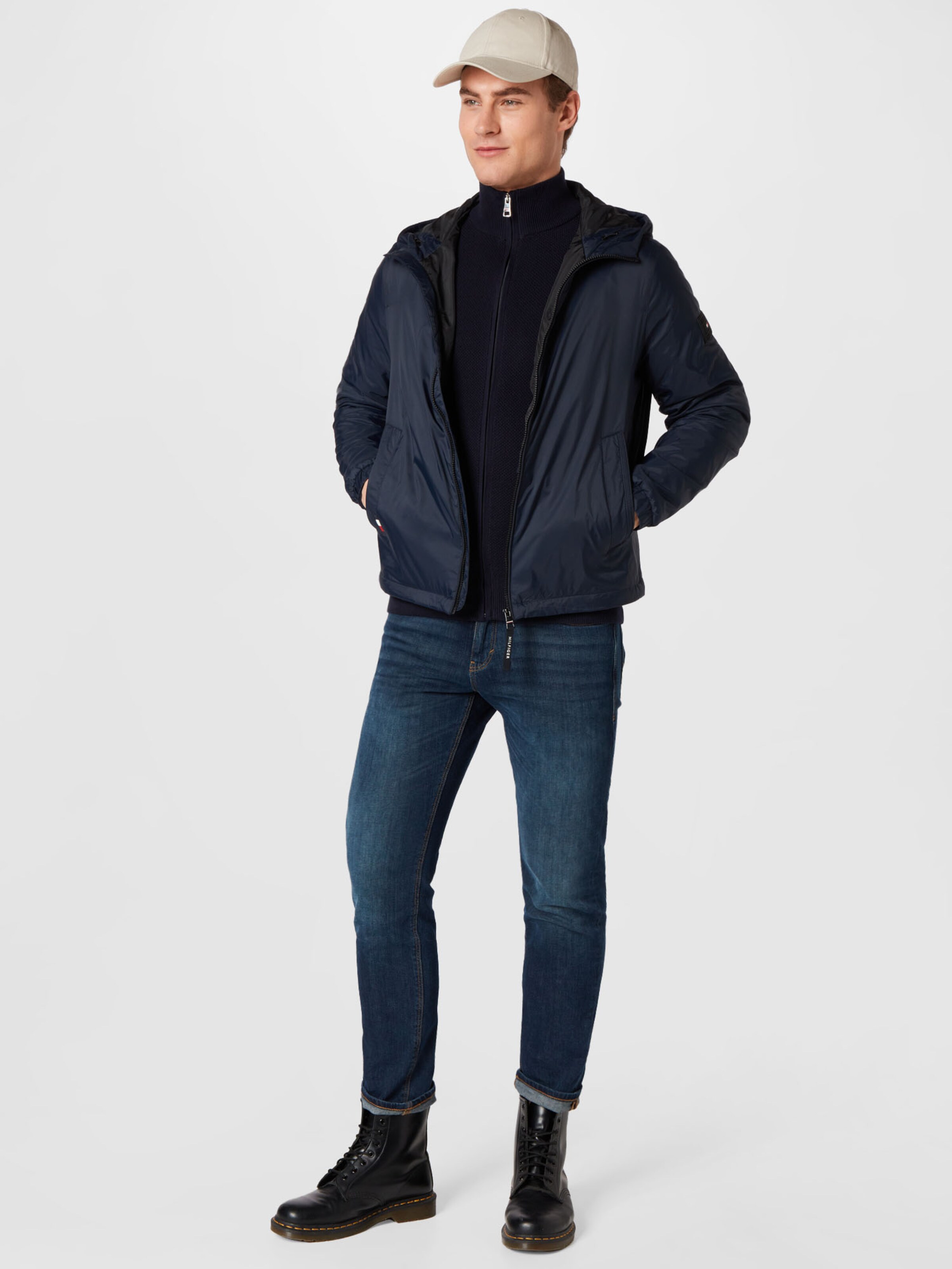 Männer Große Größen TOMMY HILFIGER Jacke in Dunkelblau - WV09193 Männer Große Größen TOMMY HILFIGER Jacke in Dunkelblau - WV09193