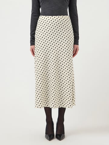 YAS Sukně 'YASPELLA' – béžová: přední strana