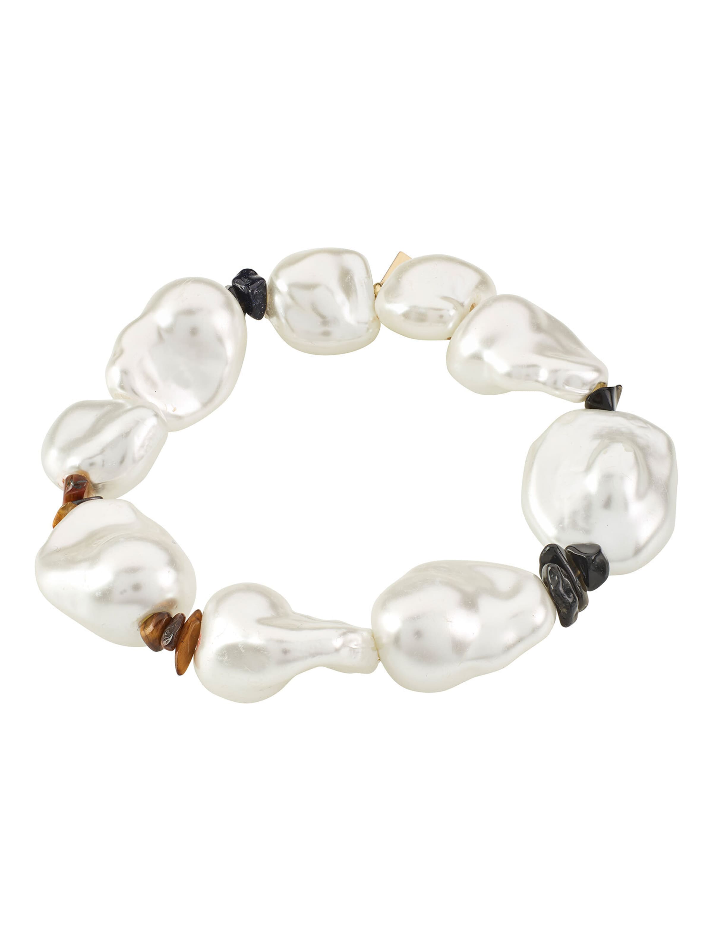 Bracelet 'Rhythm' Pilgrim en blanc : devant