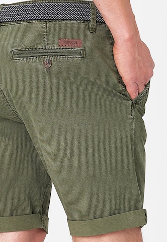 Regular Pantalon chino 'Caedmon' INDICODE JEANS en vert