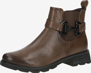 CAPRICE Ankle Boots in Brown: front