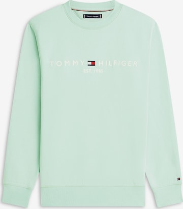 Sweat-shirt TOMMY HILFIGER en vert : devant