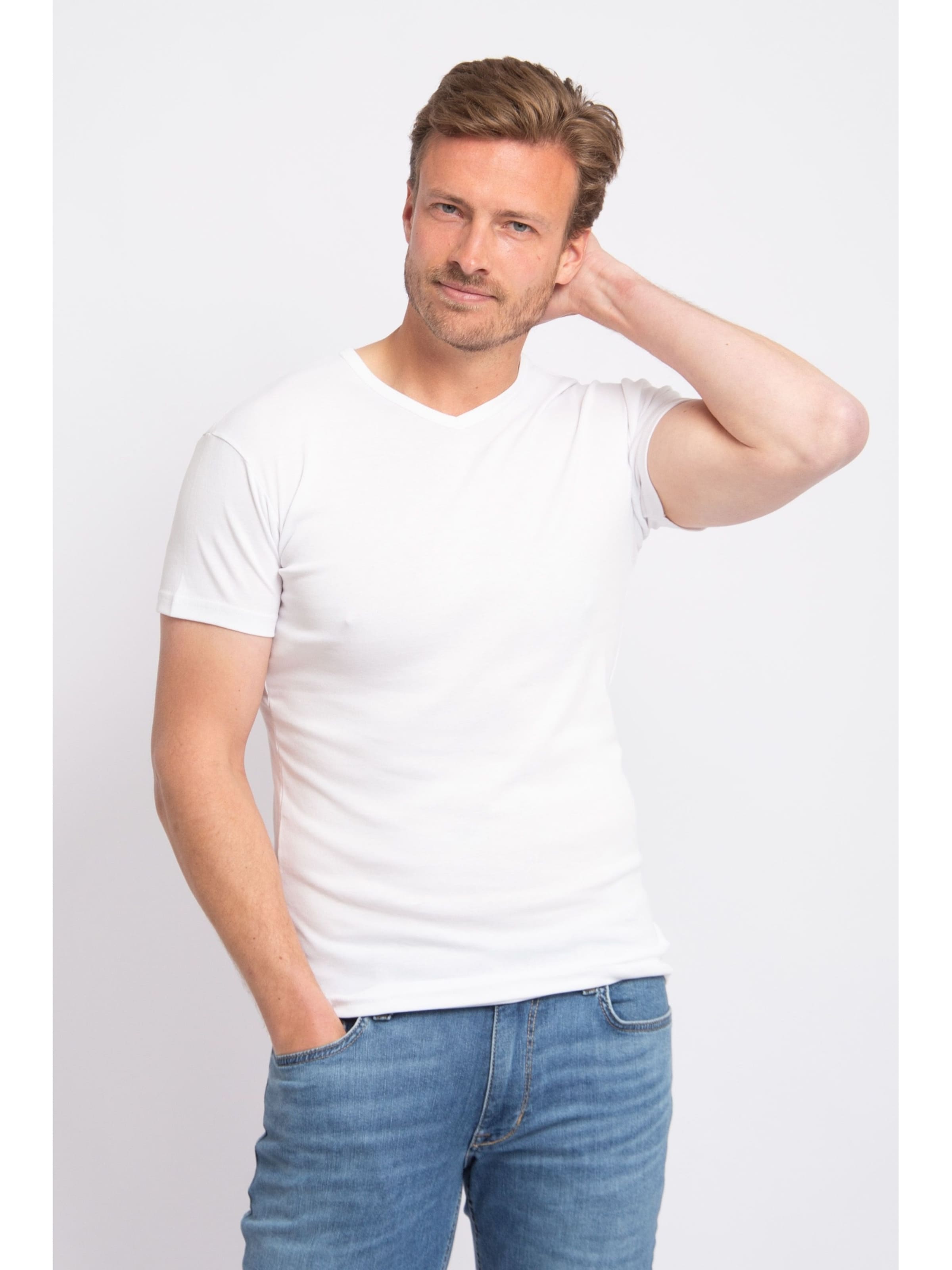 alan red Shirt 'West-Virginia' in White