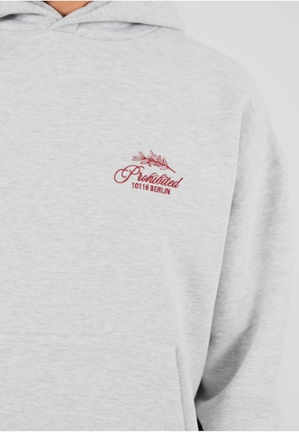 Sweat-shirt 'Leaf' Prohibited en gris