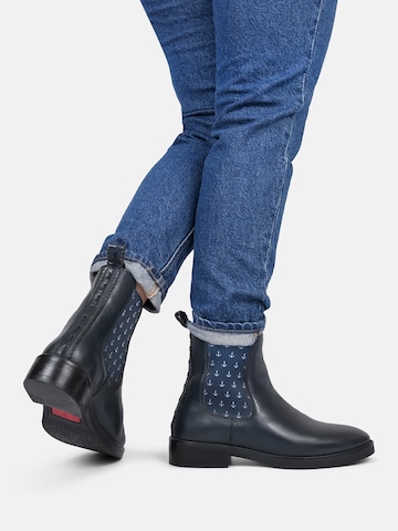 Crickit Chelsea Boots ' ALEXIA ' in Blau: Vorderseite
