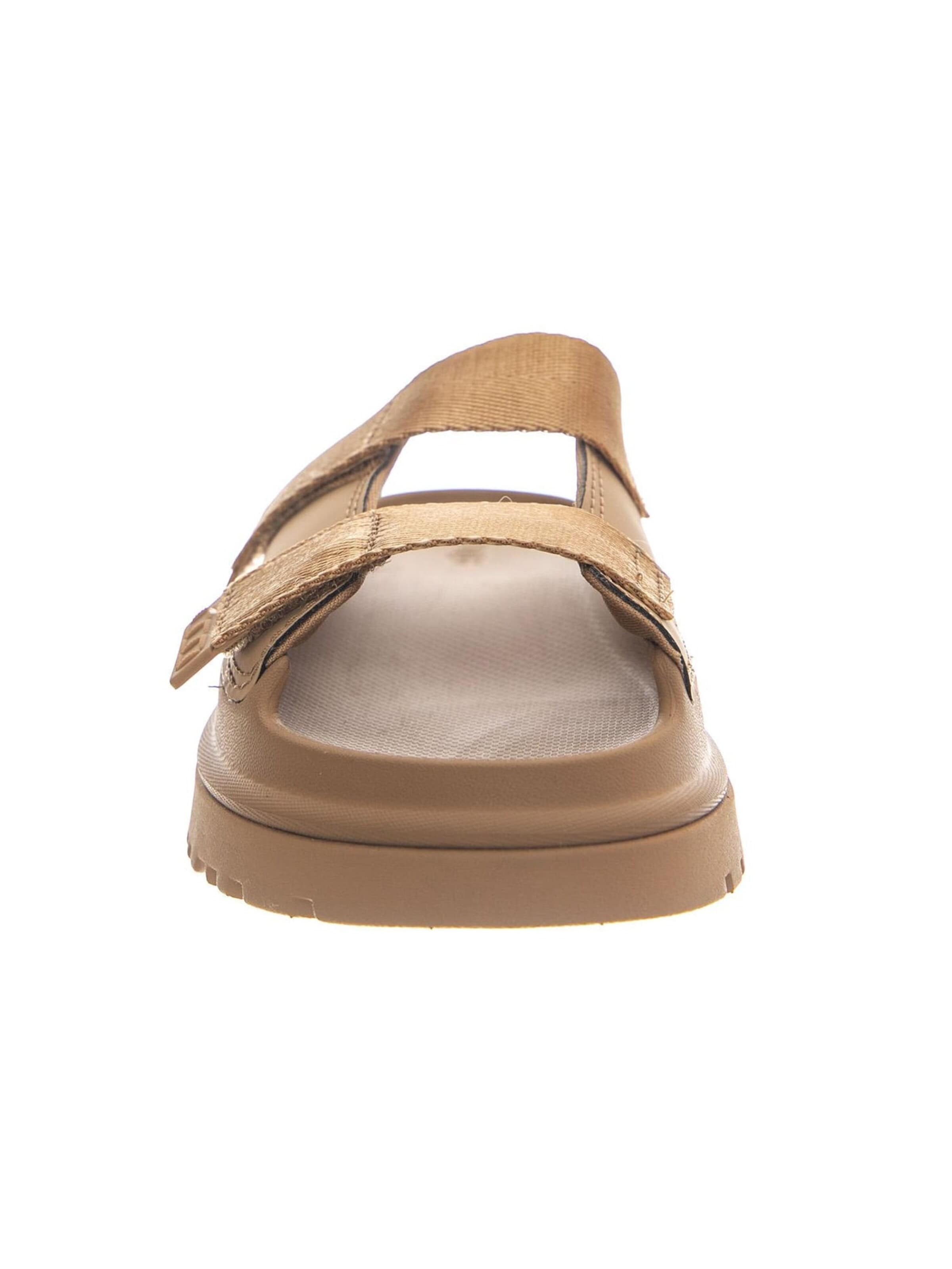 UGG Sandal 'K GOLDENGLOW SLIDE DARK SAND' in Beige