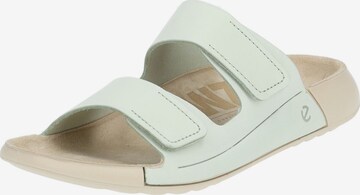 ECCO Mules in Green: front