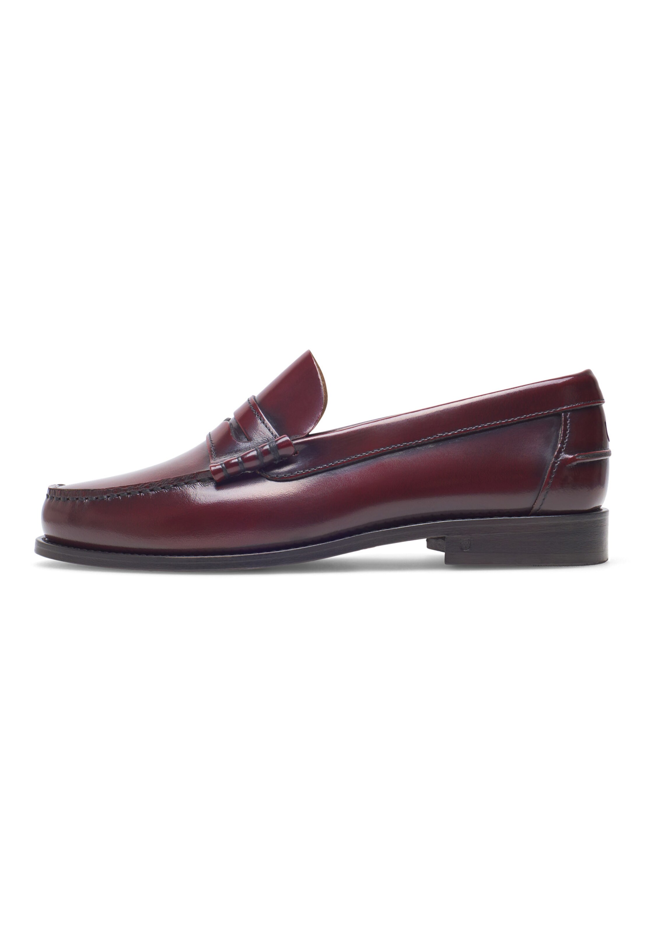 Henry Stevens Classic Flats 'Hunter M PL' in Red