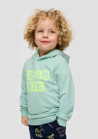 s.Oliver Sweatshirt in Groen: voorkant