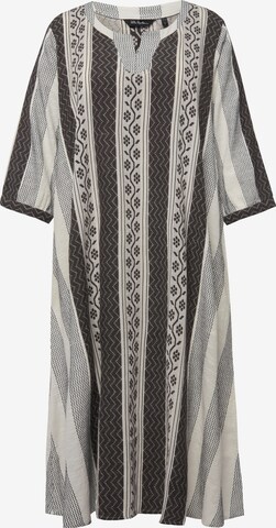 Ulla Popken Shirt Dress in Grey: front