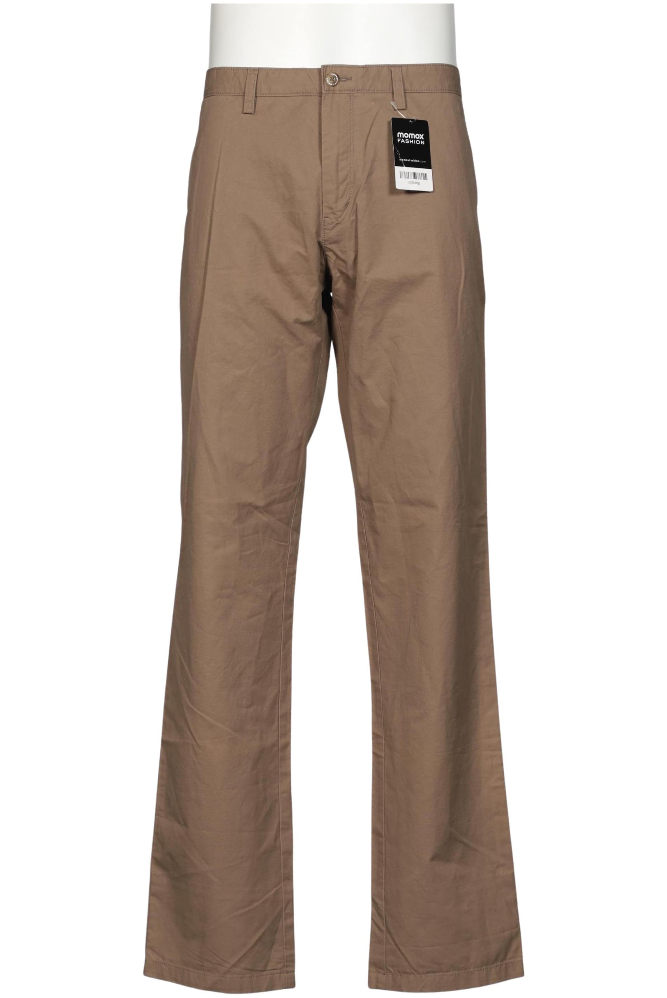 BOSS Black Stoffhose 35-36 in Braun: Vorderseite