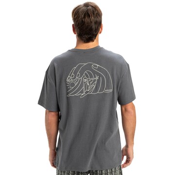 QUIKSILVER T-Shirt 'Freedom Swell' in Grau: Vorderseite