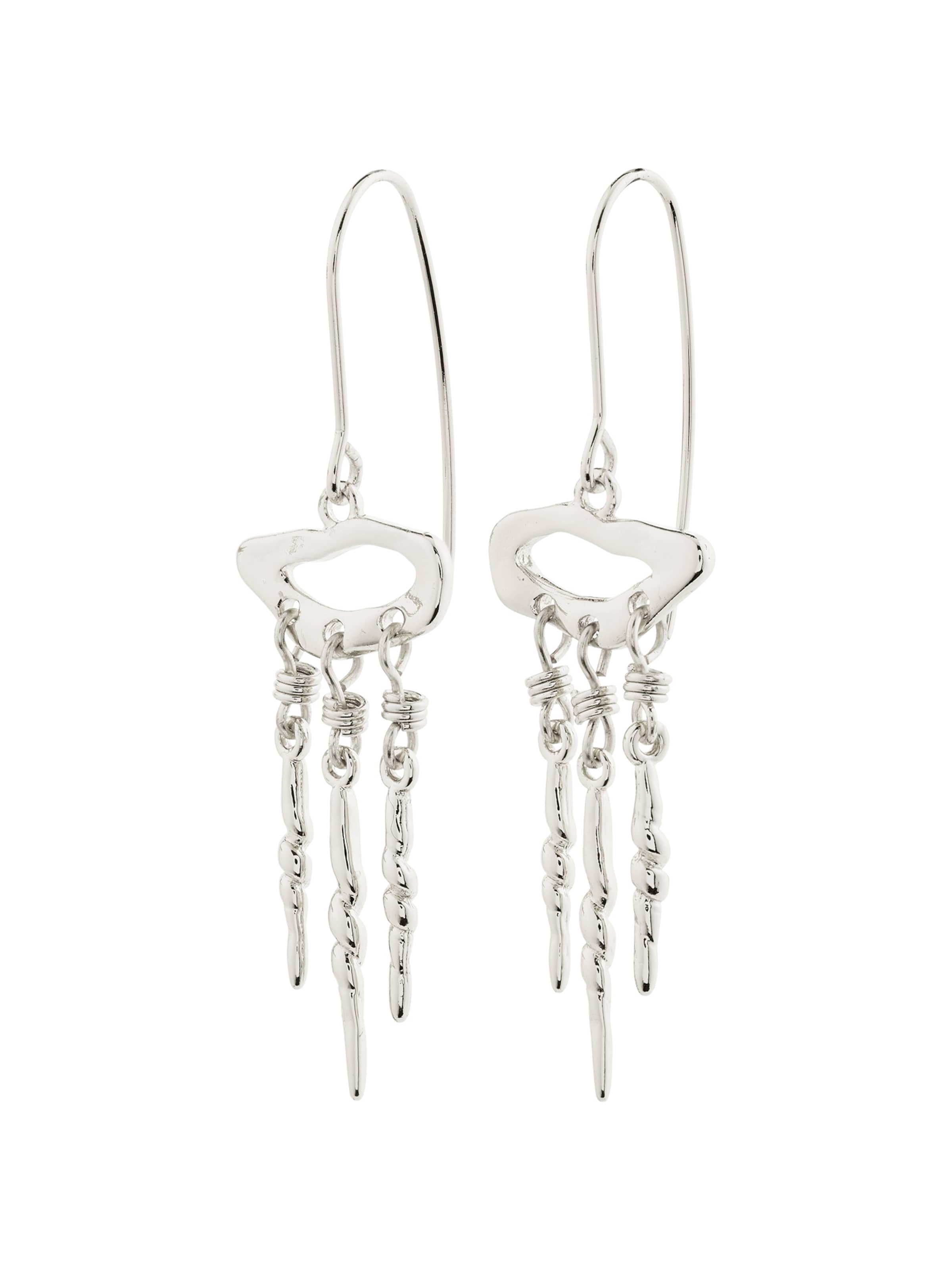 Pilgrim Earrings 'Breeze' in Silver: front