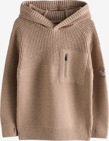 Next Neulepaita värissä ruskea: etupuoli