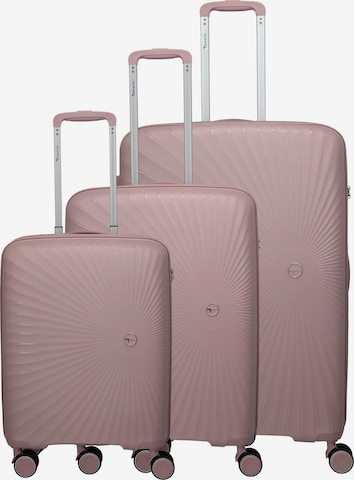 TRAVELITE Kofferset 'Tamaris x Travelite' in Pink: Vorderseite