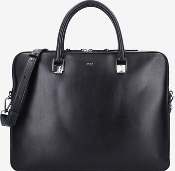 BOSS Casual Document Bag 'Nathalie' in Black: front