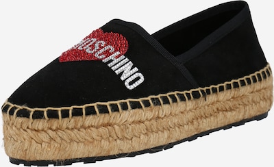 Love Moschino Halbschuh in rot / schwarz / weiß, Produktansicht