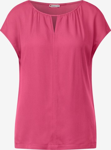 STREET ONE Shirt in Roze: voorkant