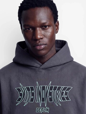 pilka SUITS INDUSTRIES™ Megztinis be užsegimo 'Spike Hoodie Anthrazit'