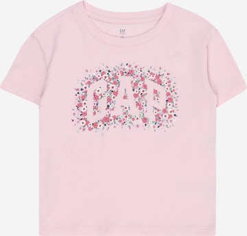 T-Shirt GAP en rose : devant