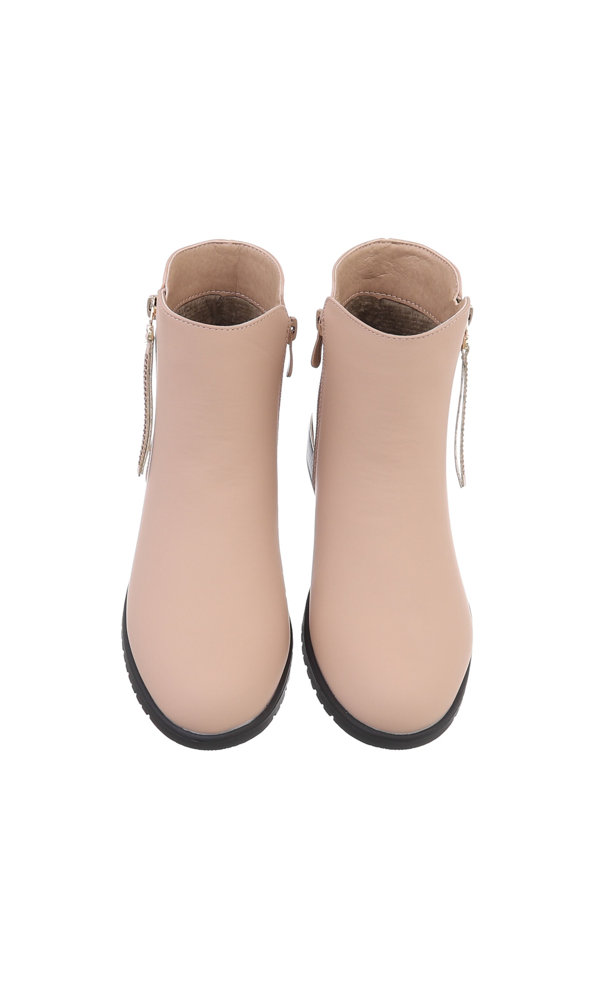 Ital-Design Ankle Boots in Beige