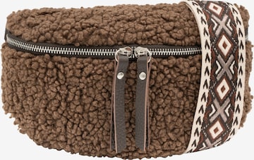 Seasons of April Gürteltasche 'Curly' in Braun: Vorderseite