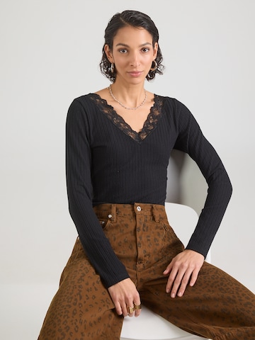 ABOUT YOU Koszula body 'Sophia' w kolorze czarny: przód