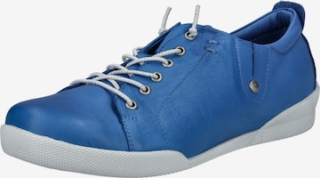 ANDREA CONTI Schnürschuh in Blau: Vorderseite