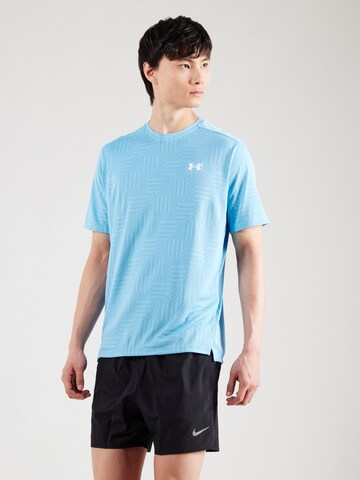 UNDER ARMOUR Koszulka funkcyjna 'Vent Geotessa' w kolorze niebieski: przód