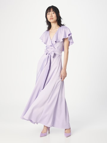 Closet London Evening Dress in Purple: front