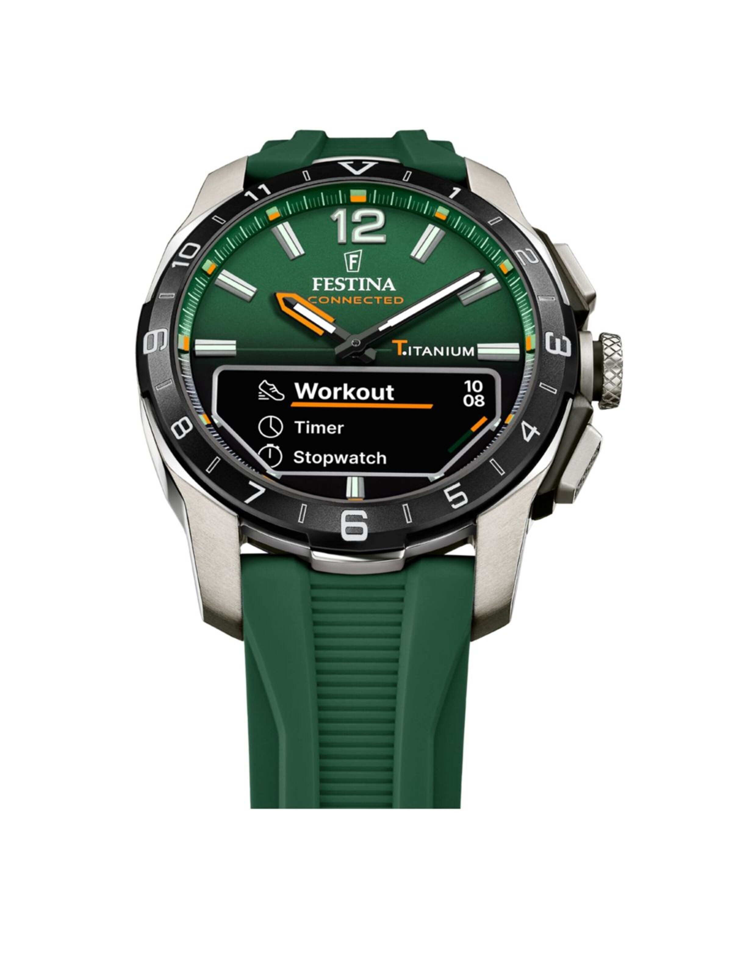FESTINA Digitaluhr‌‌ in Grün: Vorderseite