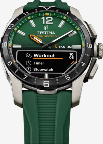 FESTINA Digitaluhr in Grün: Vorderseite