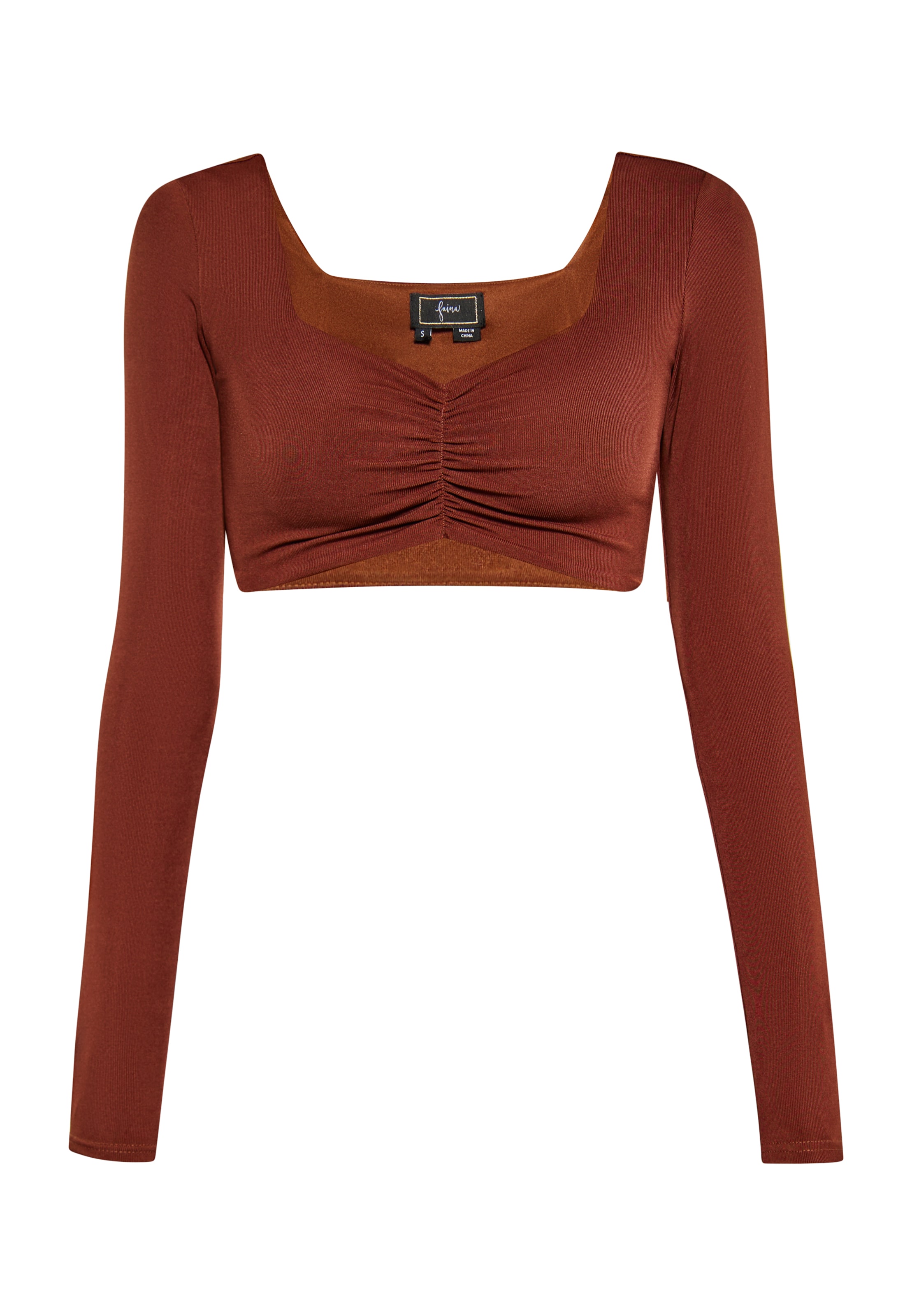 ruda faina Marškinėliai: priekis