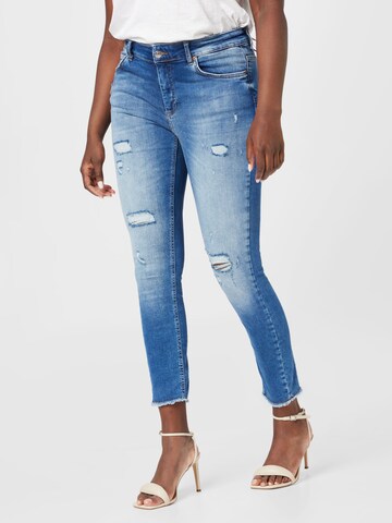 ONLY Carmakoma Skinny Jeans 'Willy' in Blue: front