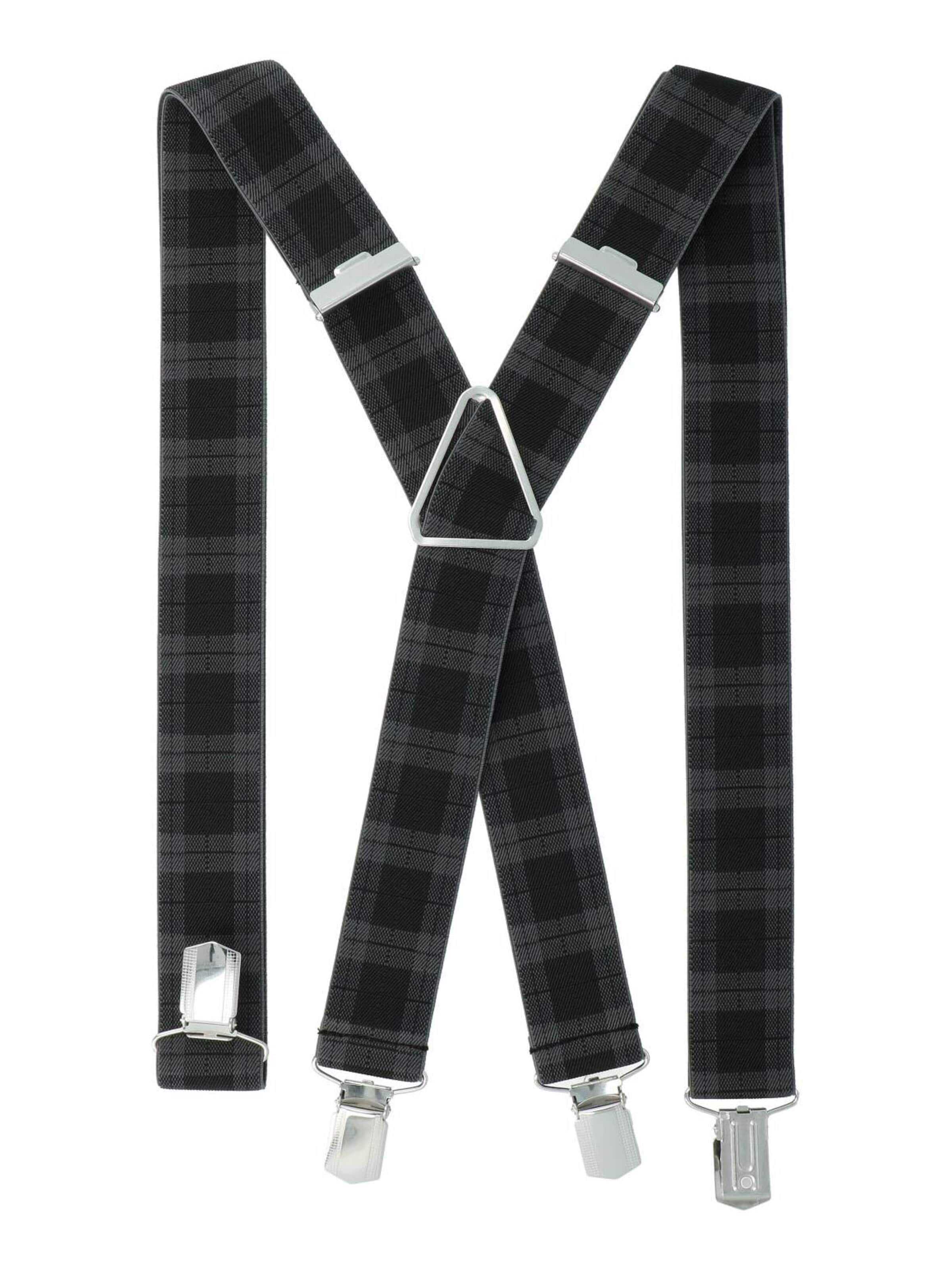 WILLEN Suspenders 'Karo' in XS-XL in Anthracite, Item view