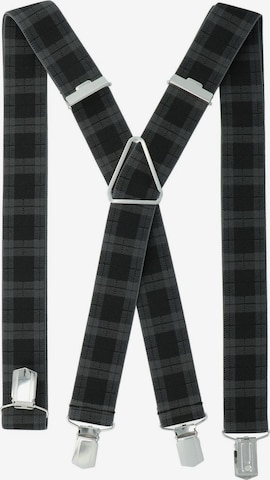 WILLEN Suspenders 'Karo' in Grey: front
