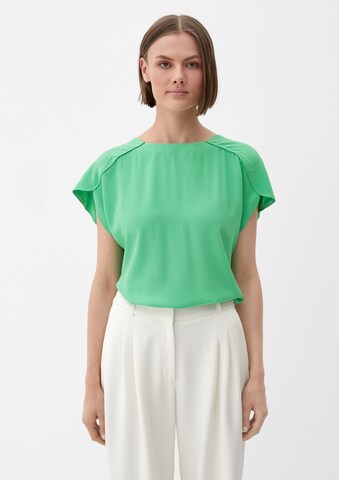 s.Oliver BLACK LABEL Blouse in Groen: voorkant