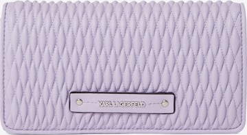 Karl Lagerfeld Denarnica | vijolična barva: sprednja stran