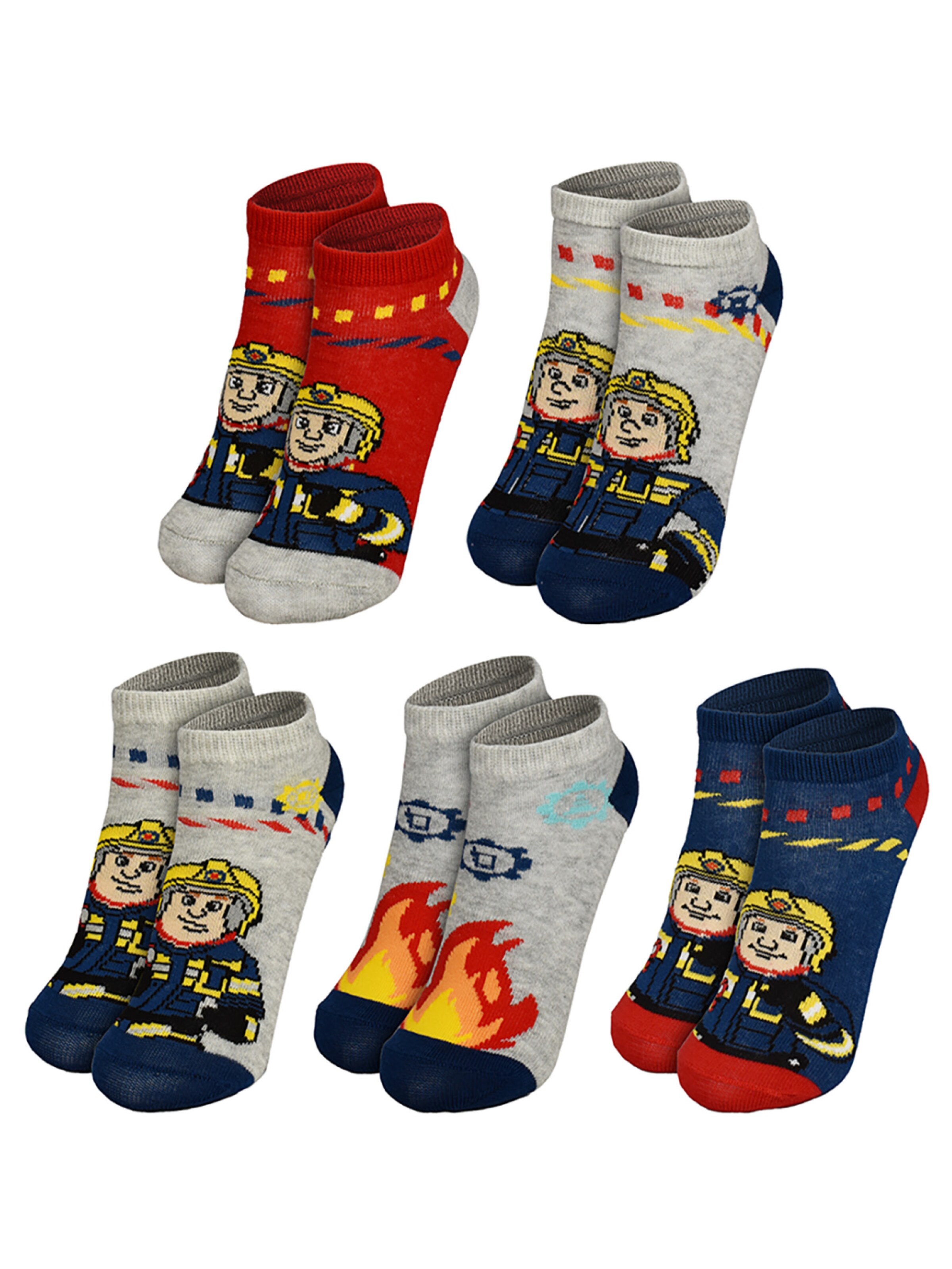 Feuerwehrmann Sam Socks in Mixed colours: front