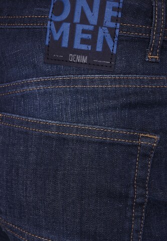 Street One MEN Slim fit Jeans 'Rinsed' in Blue