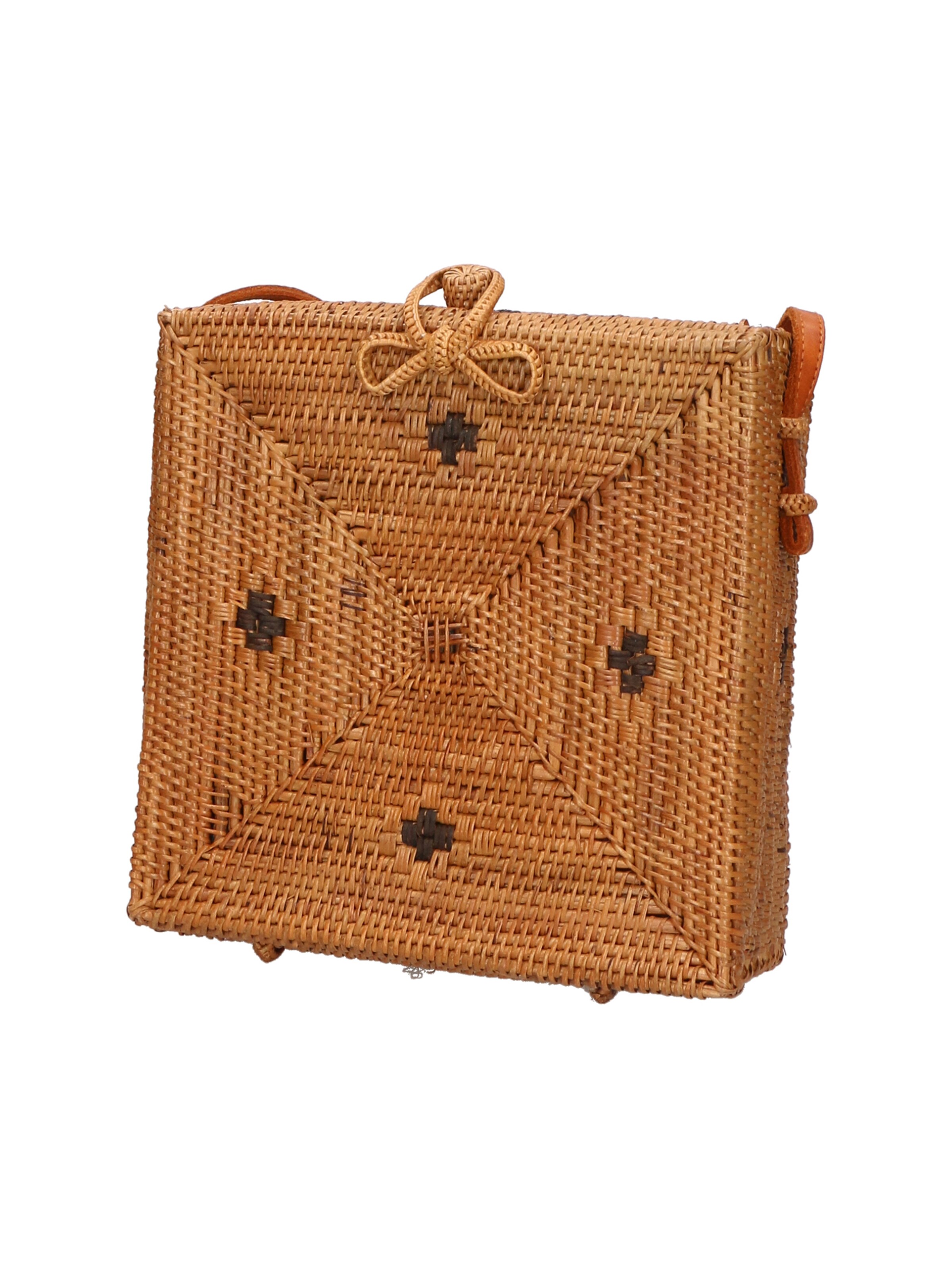 Sac à bandoulière Gave Lux en marron : devant