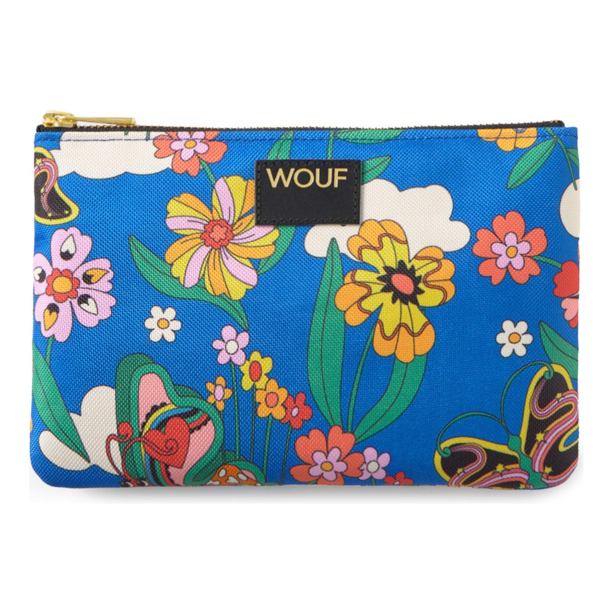 Beauty case 'Daily' di Wouf in blu: frontale