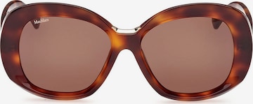 Occhiali da sole di Max Mara in marrone: frontale