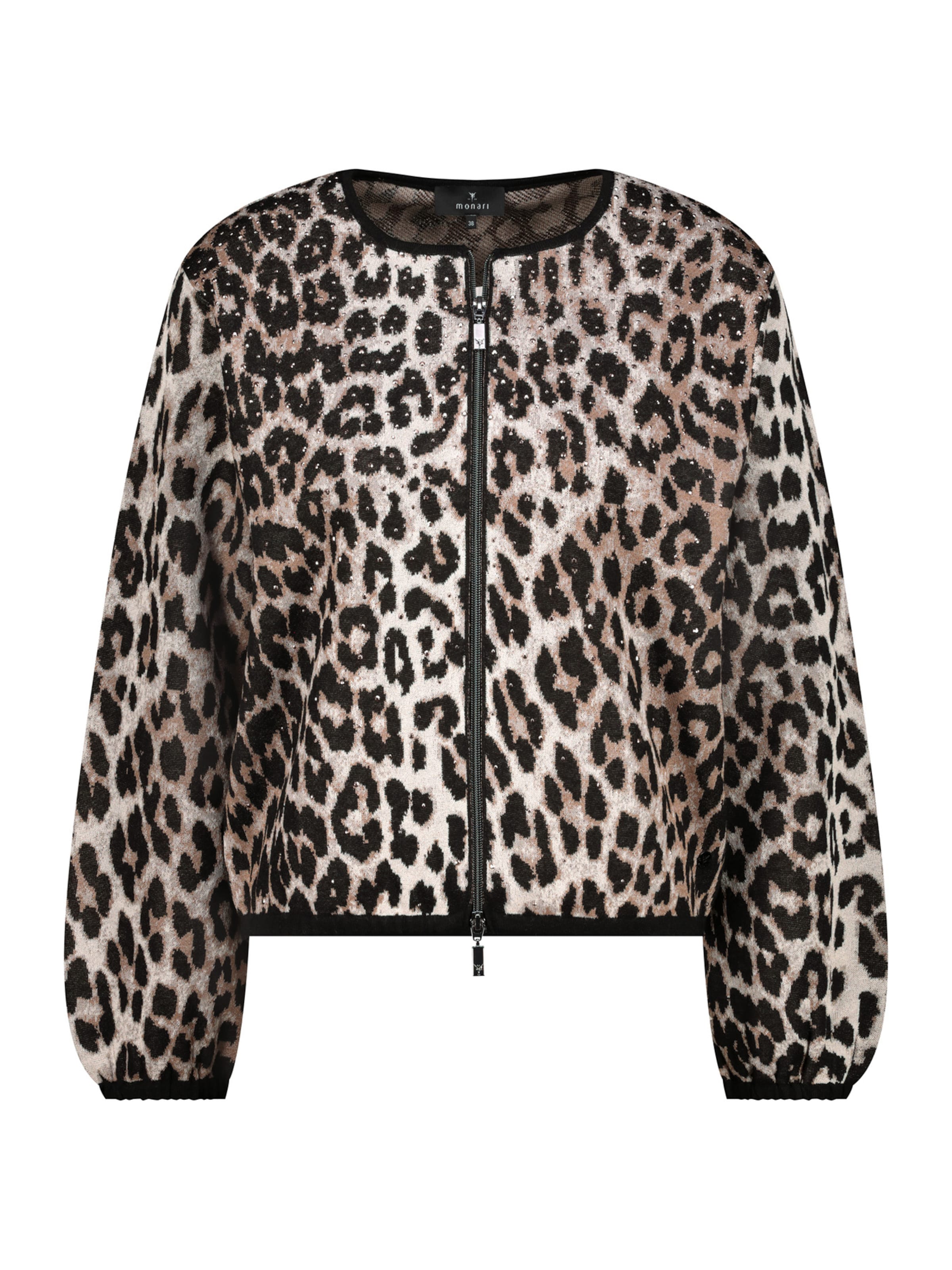 Cardigan monari en noir : devant