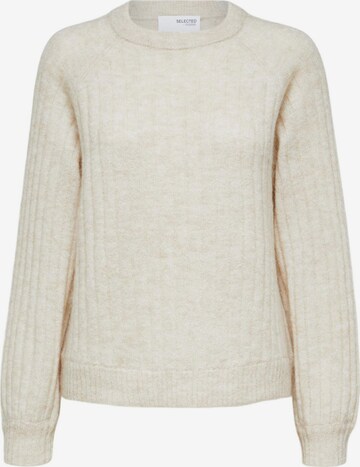 SELECTED FEMME Sweater 'Mola' in Beige: front