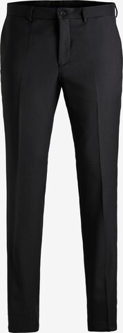 Coupe slim Pantalon à plis 'Solaris' JACK & JONES en noir : devant