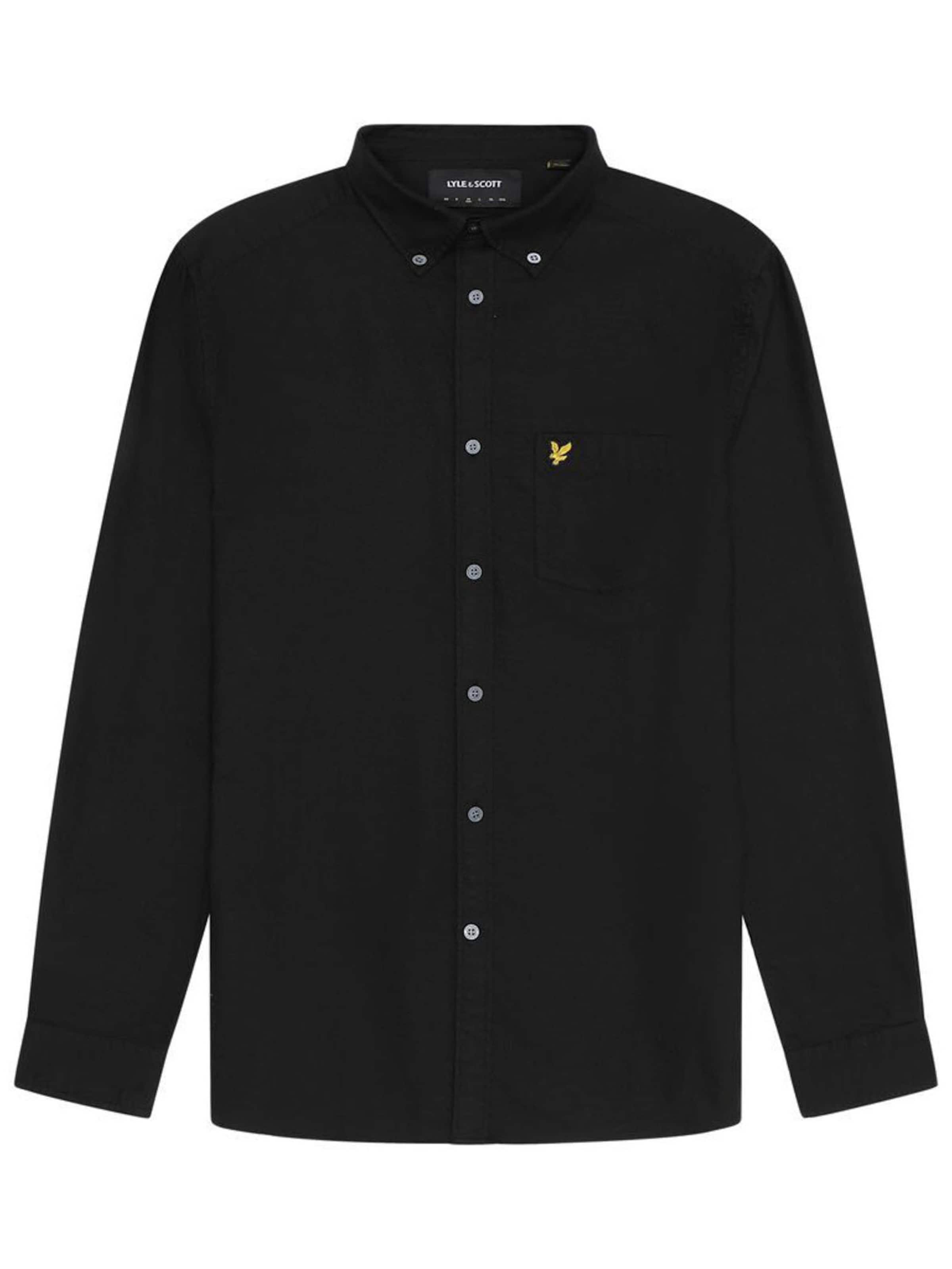 Chemise Lyle & Scott Big&Tall en noir : devant