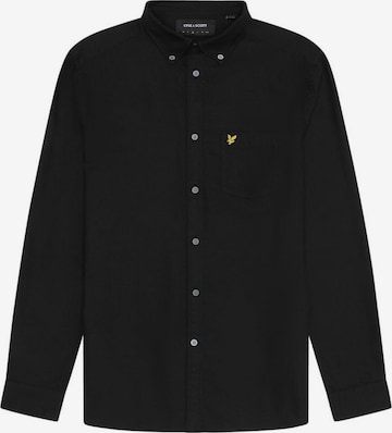 Chemise Lyle & Scott Big&Tall en noir : devant