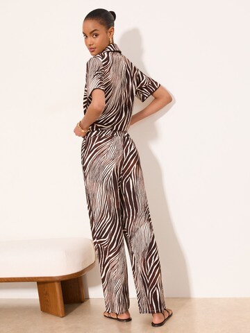 Lipsy Wide leg Broek in Bruin